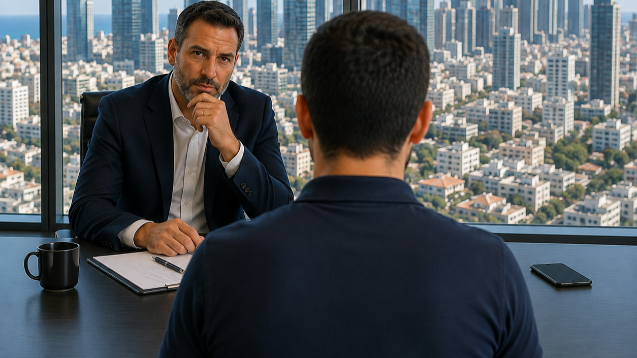 ראיון מול מנכ"ל או סמנכ"ל: מה באמת בודקים שם